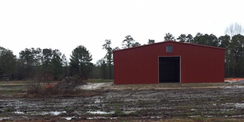 Hay Storage Building Construction in New Bern, North Carolina